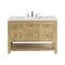 James Martin Vanities Breckenridge 48in Single Vanity, Light Natural Oak w/ 3 CM Ethereal Noctis Top 330-V48-LNO-3ENC - alternate 1